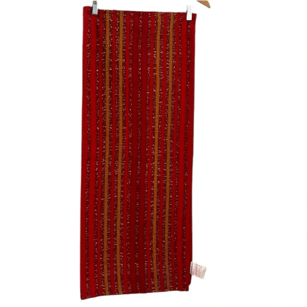 PIER 1 Imports table runner fall theme autumn orange color scheme thanksgiving